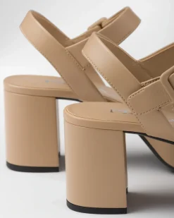 Mujer Prada SANDALIAS^Sandalias De Plataforma De Napa Acolchada