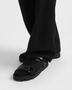 Hombre Prada SANDALIAS^Sandalias Deportivas De Piel Y Re-nylon
