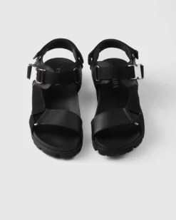 Hombre Prada SANDALIAS^Sandalias Deportivas De Piel Y Re-nylon