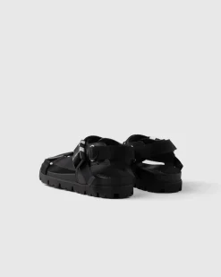 Hombre Prada SANDALIAS^Sandalias Deportivas De Piel Y Re-nylon