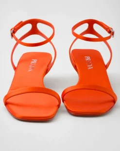 Mujer Prada SANDALIAS^Sandalias De Satén