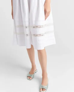 Mujer Prada PANTUFLAS Y CHINELAS^Sandalias De Satén Con Cristales