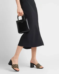 Mujer Prada PANTUFLAS Y CHINELAS^Sandalias De Tejido Bordado