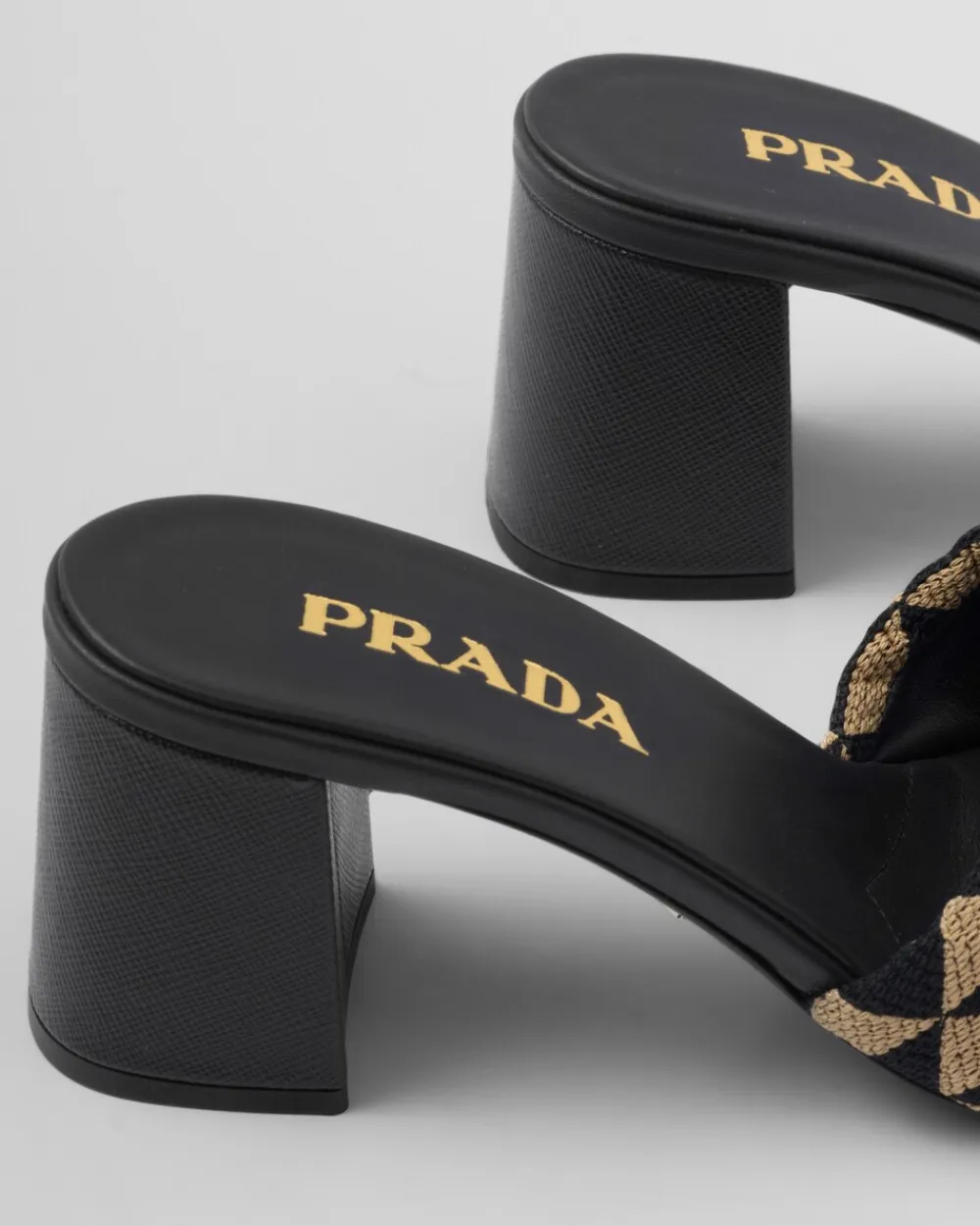 Mujer Prada PANTUFLAS Y CHINELAS^Sandalias De Tejido Bordado