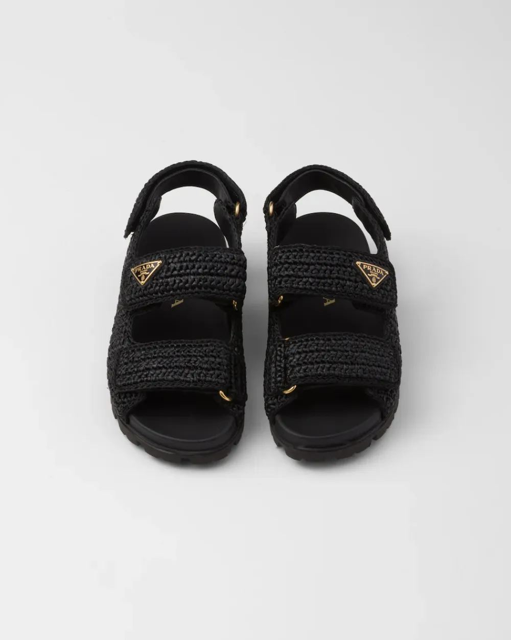 Mujer Prada SANDALIAS^Sandalias De Tejido Trenzado