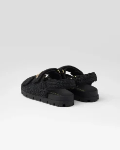 Mujer Prada SANDALIAS^Sandalias De Tejido Trenzado