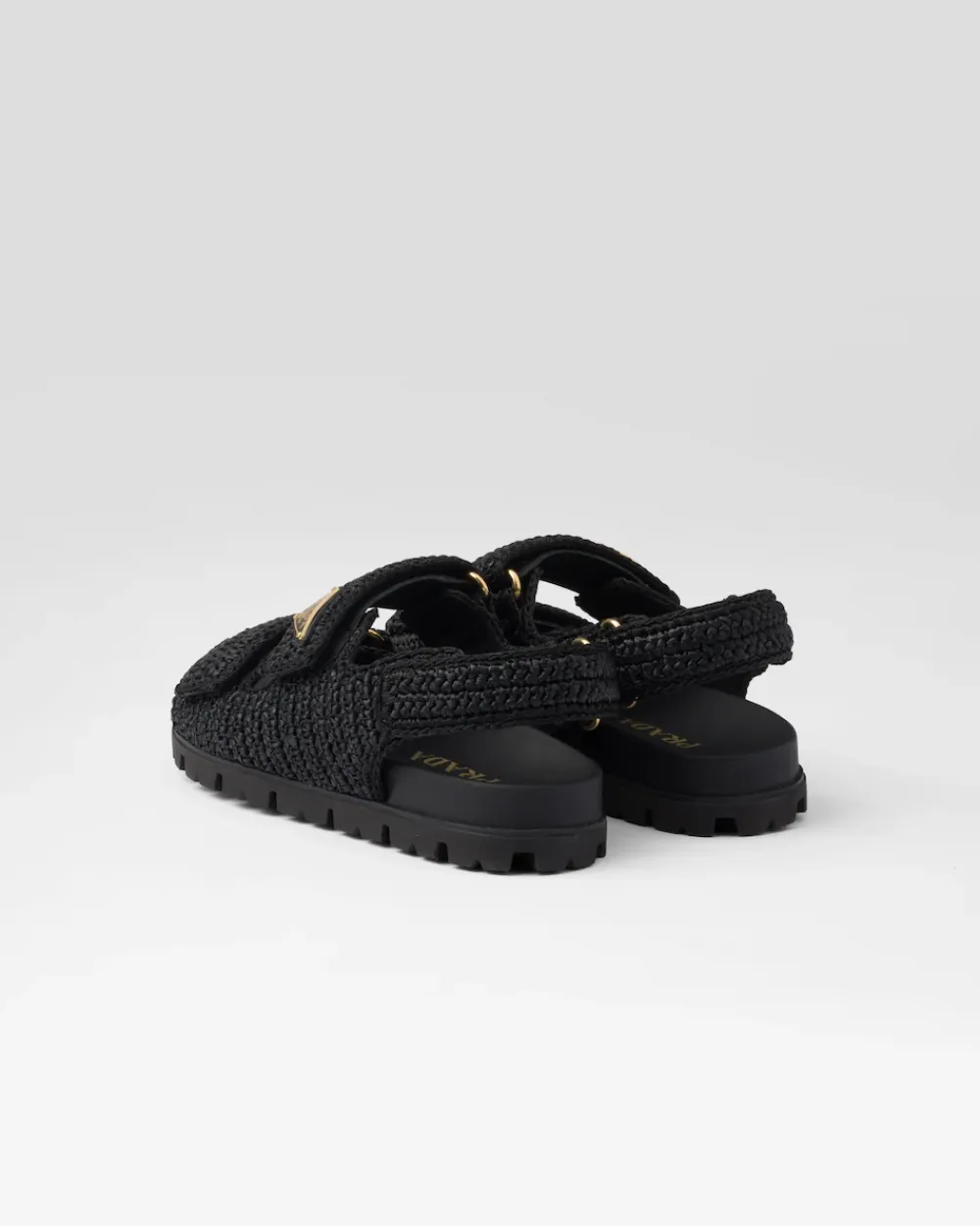 Mujer Prada SANDALIAS^Sandalias De Tejido Trenzado