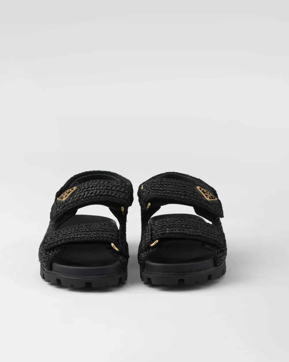 Mujer Prada SANDALIAS^Sandalias De Tejido Trenzado