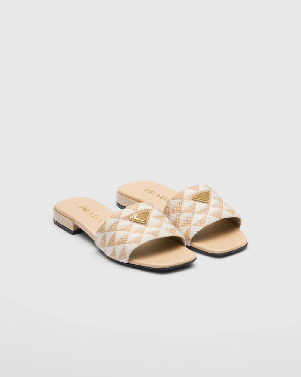 Mujer Prada PANTUFLAS Y CHINELAS^Sandalias En Tela Bordada