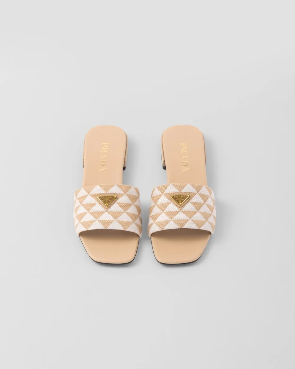 Mujer Prada PANTUFLAS Y CHINELAS^Sandalias En Tela Bordada