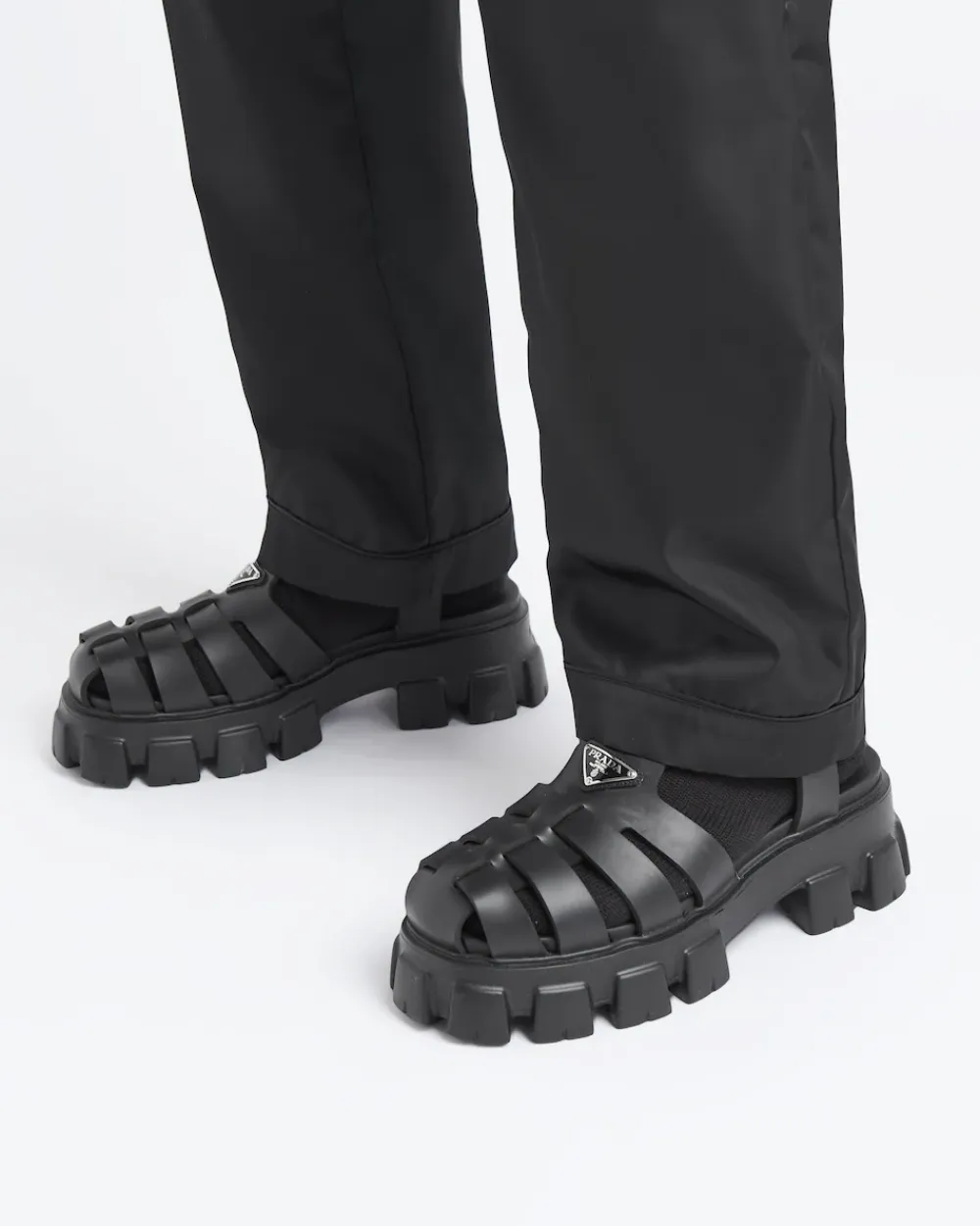 Hombre Prada SANDALIAS^Sandalias Monolith De Goma
