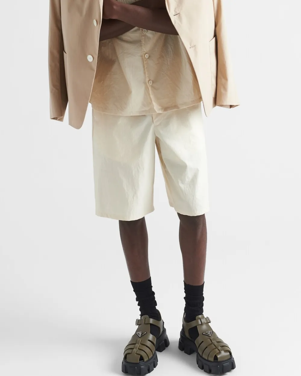 Hombre Prada SANDALIAS^Sandalias Monolith De Goma