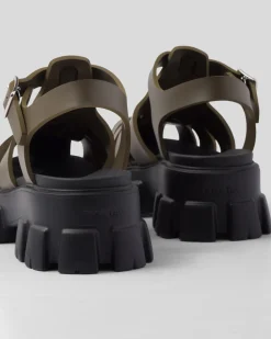 Hombre Prada SANDALIAS^Sandalias Monolith De Goma