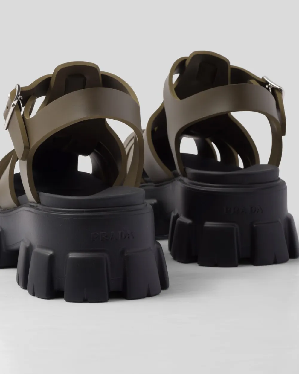 Hombre Prada SANDALIAS^Sandalias Monolith De Goma
