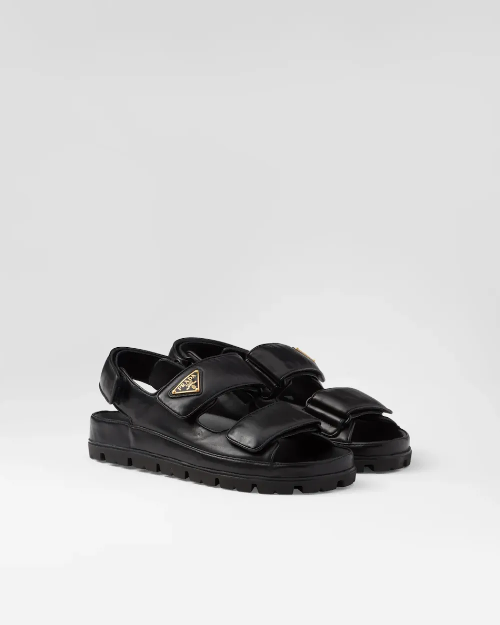 Mujer Prada SANDALIAS^Sandalias Planas De Napa