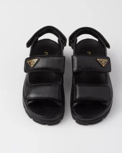 Mujer Prada SANDALIAS^Sandalias Planas De Napa