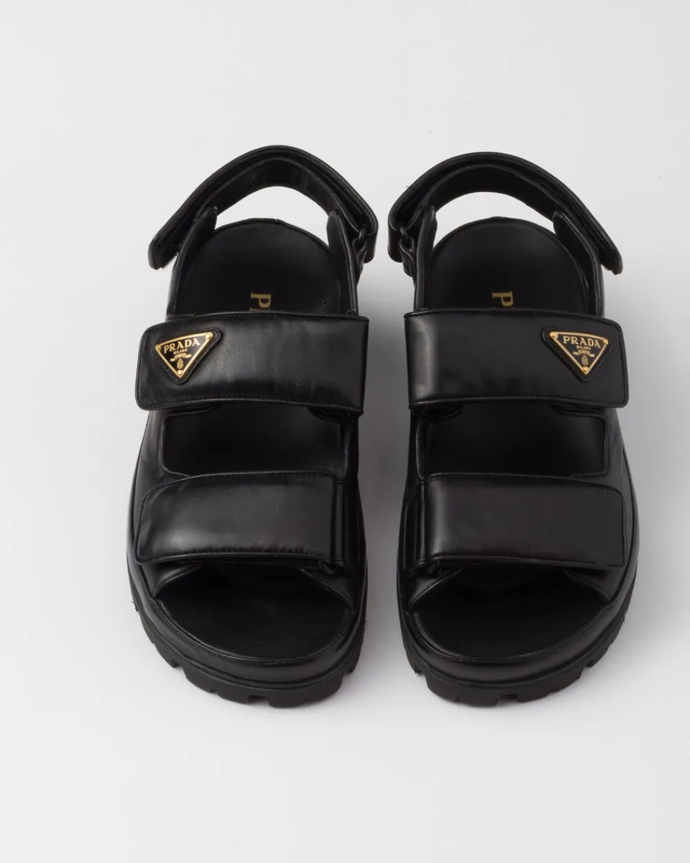 Mujer Prada SANDALIAS^Sandalias Planas De Napa