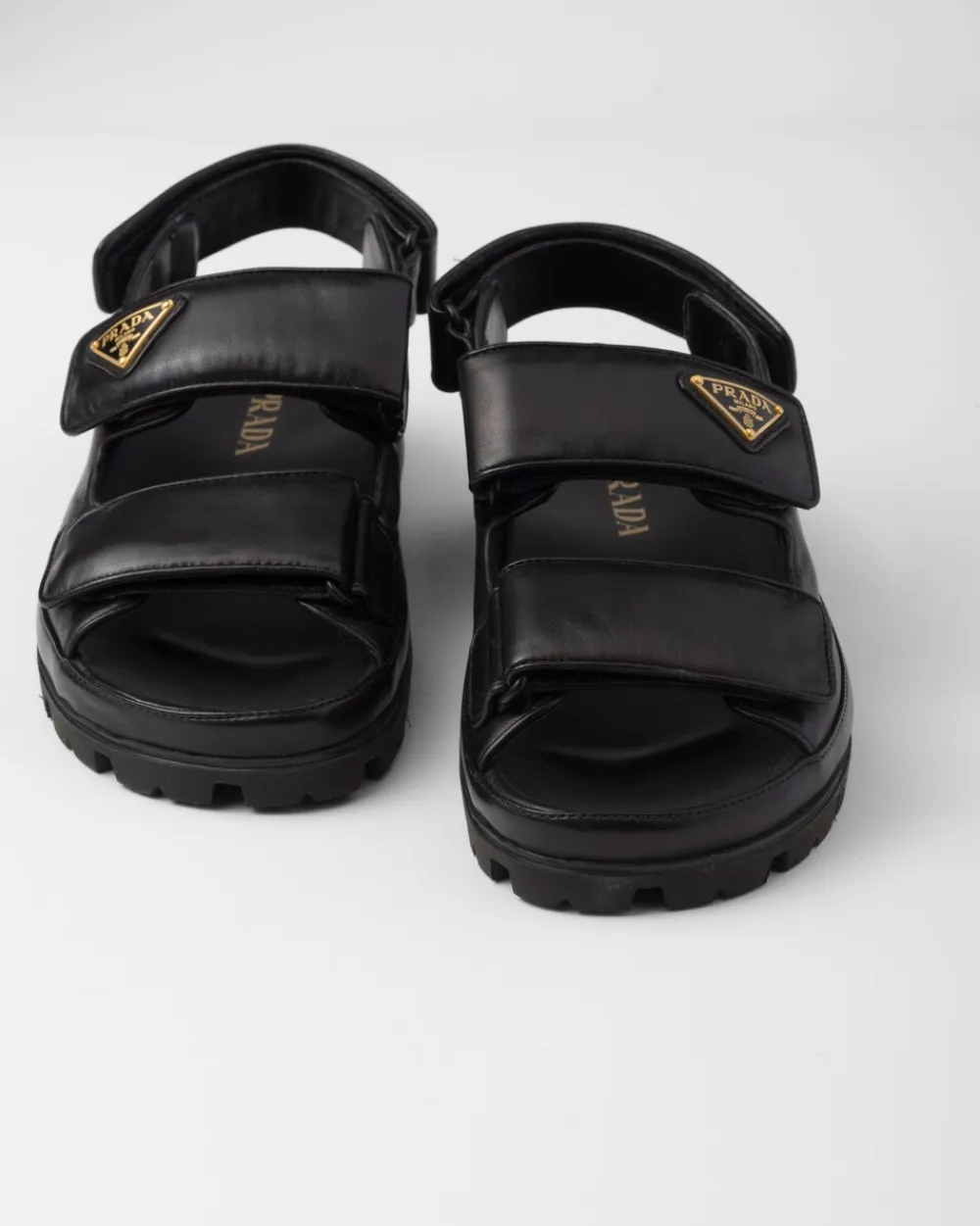 Mujer Prada SANDALIAS^Sandalias Planas De Napa