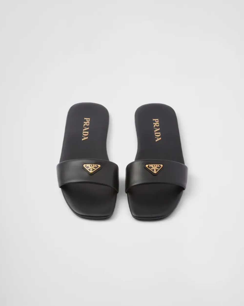 Mujer Prada PANTUFLAS Y CHINELAS^Sandalias Planas De Piel