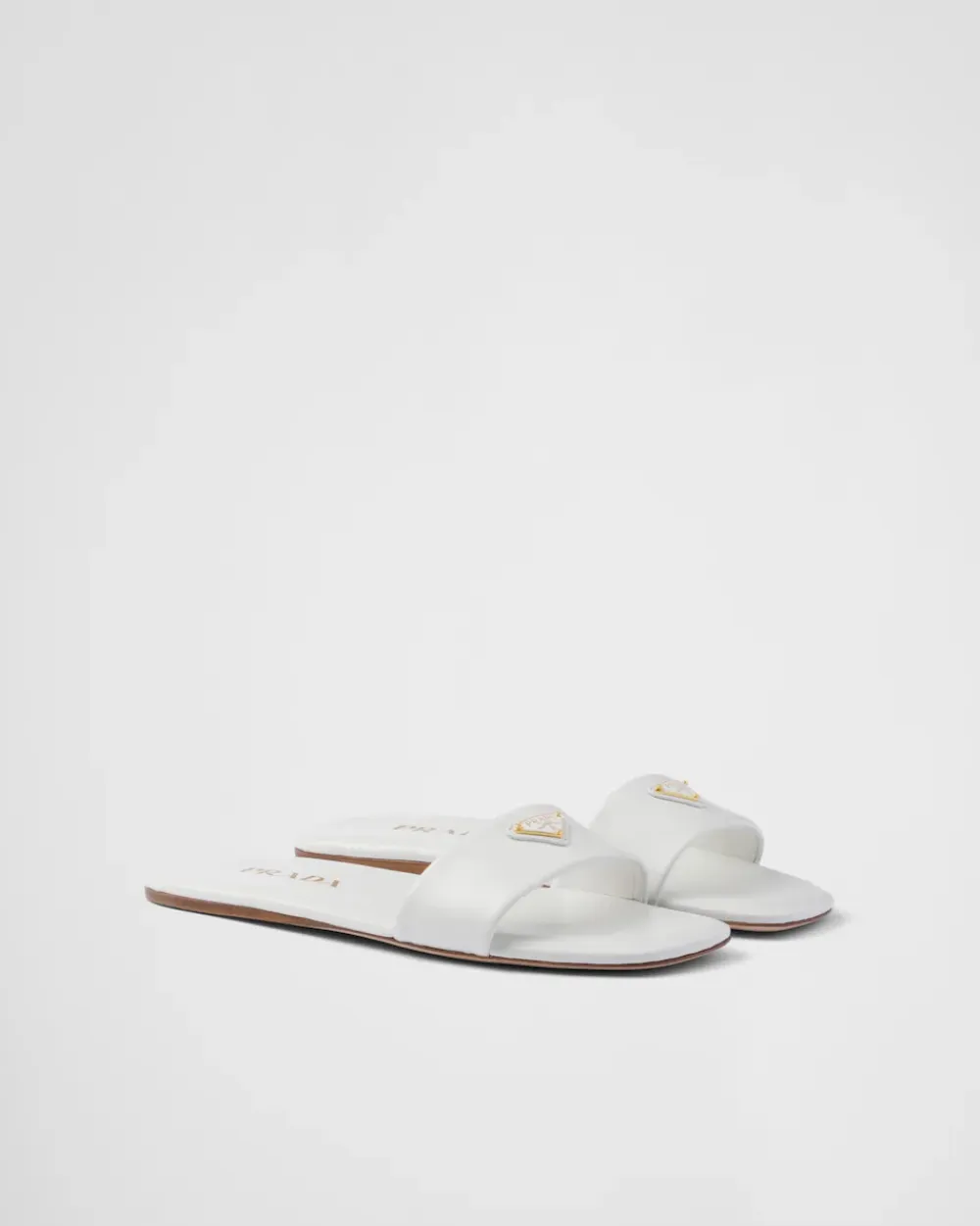 Mujer Prada PANTUFLAS Y CHINELAS^Sandalias Planas De Piel