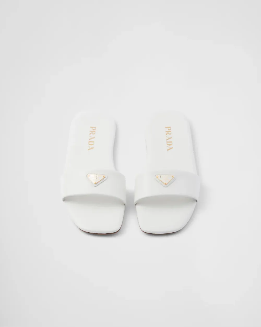 Mujer Prada PANTUFLAS Y CHINELAS^Sandalias Planas De Piel