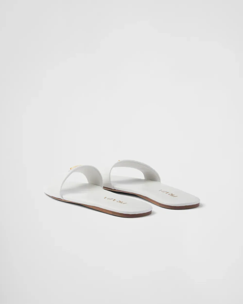 Mujer Prada PANTUFLAS Y CHINELAS^Sandalias Planas De Piel