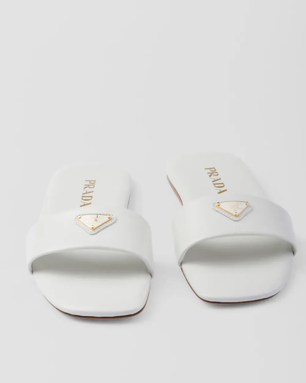 Mujer Prada PANTUFLAS Y CHINELAS^Sandalias Planas De Piel