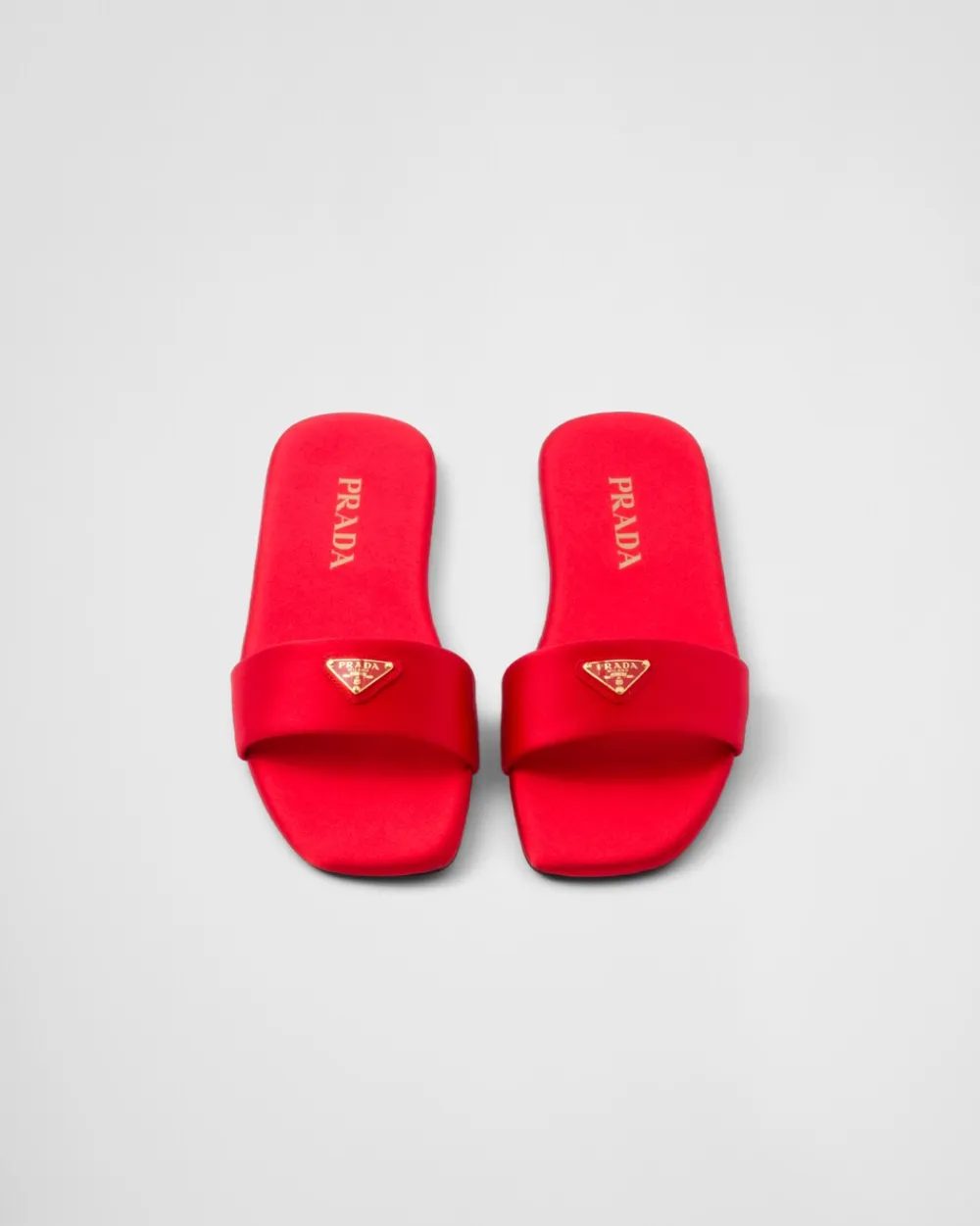 Mujer Prada PANTUFLAS Y CHINELAS^Sandalias Planas De Satén