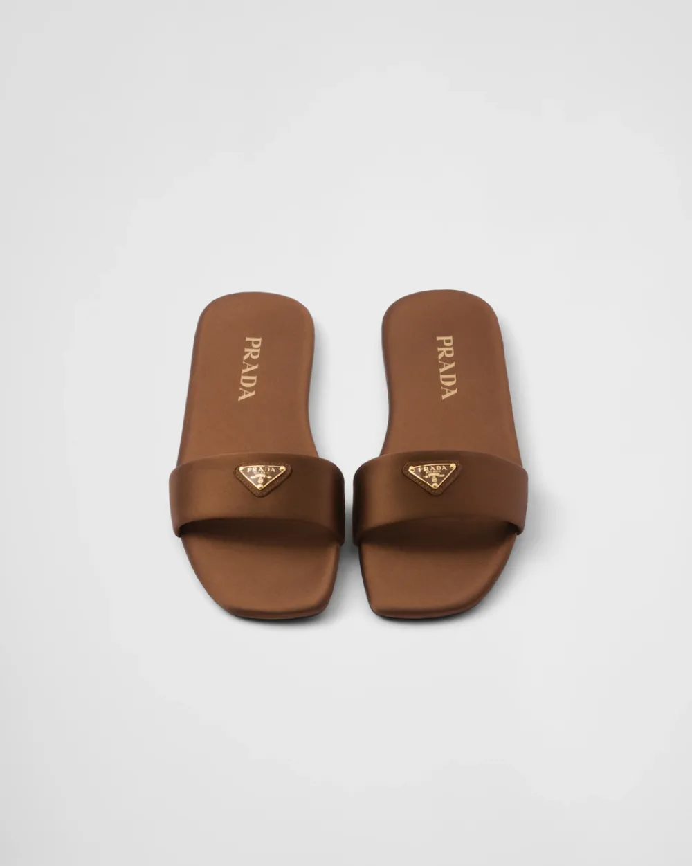 Mujer Prada PANTUFLAS Y CHINELAS^Sandalias Planas De Satén