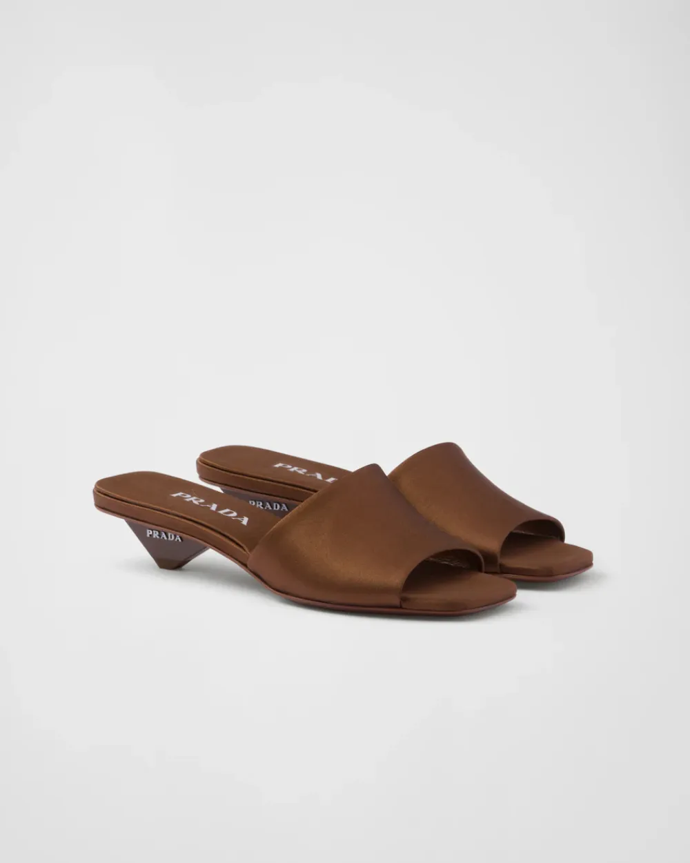 Mujer Prada PANTUFLAS Y CHINELAS^Sandalias Planas De Satén