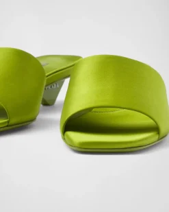 Mujer Prada PANTUFLAS Y CHINELAS^Sandalias Planas De Satén