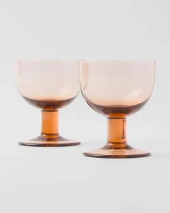 Prada COPAS Y VASOS^Set De Dos Copas De Agua De Cristal - Plinth