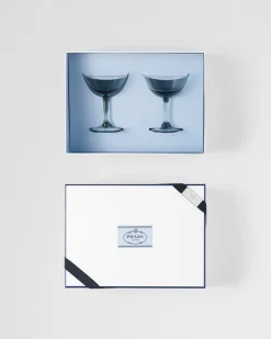 Prada COPAS Y VASOS^Set De Dos Copas De Champán Pompadour De Cristal - New York