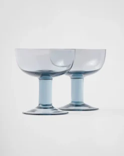 Prada COPAS Y VASOS^Set De Dos Copas De Champán Pompadour De Cristal - Plinth