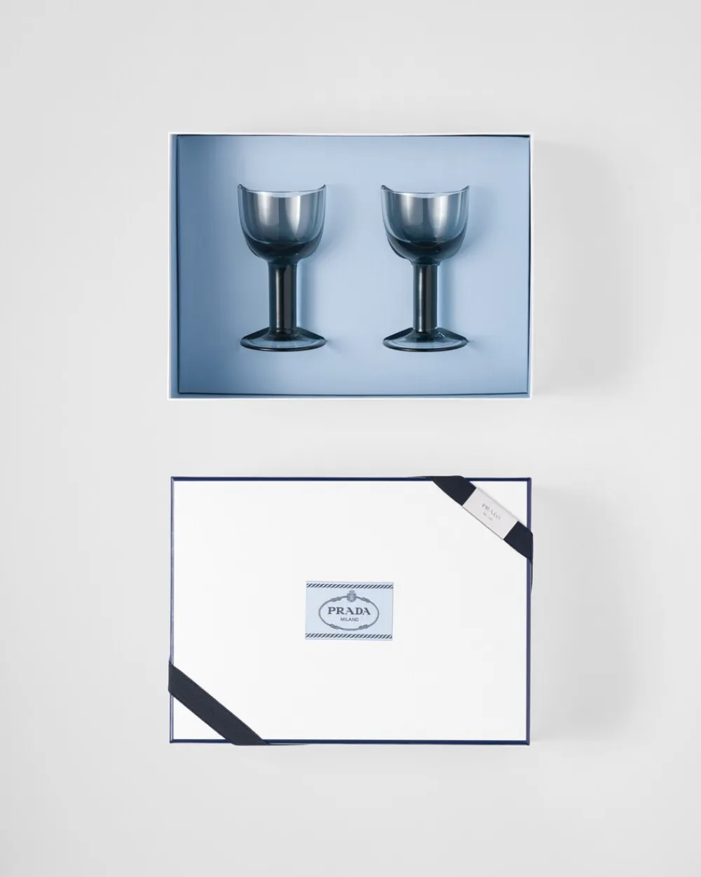 Prada COPAS Y VASOS^Set De Dos Copas De Vino Blanco De Cristal - Plinth