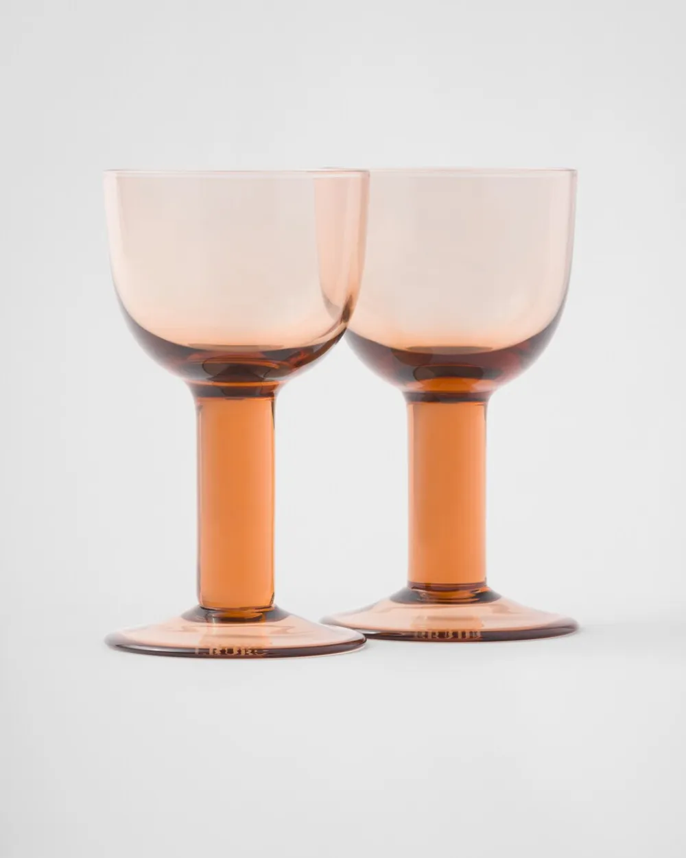 Prada COPAS Y VASOS^Set De Dos Copas De Vino Blanco De Cristal - Plinth