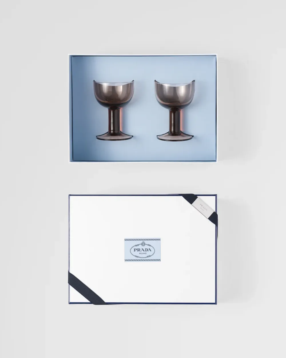 Prada COPAS Y VASOS^Set De Dos Copas De Vino Tinto De Cristal - Plinth