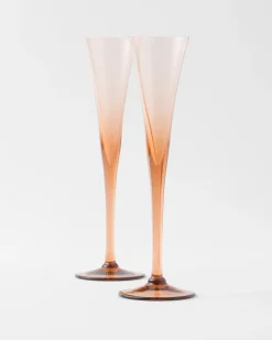 Prada COPAS Y VASOS^Set De Dos Copas Flauta De Cristal - New York