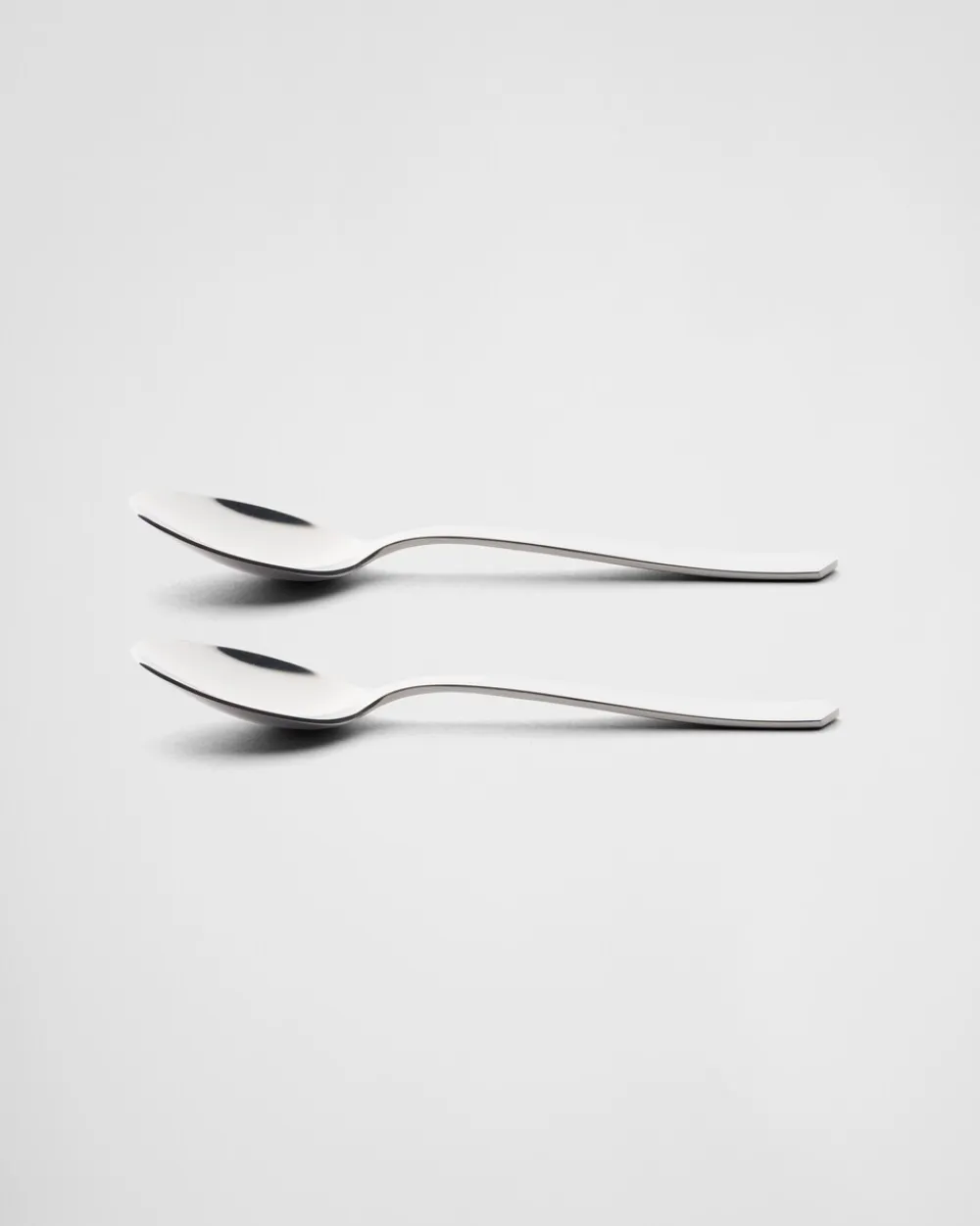 Prada CUBERTERÍA^Set De Dos Cucharillas De Té De Acero Inoxidable