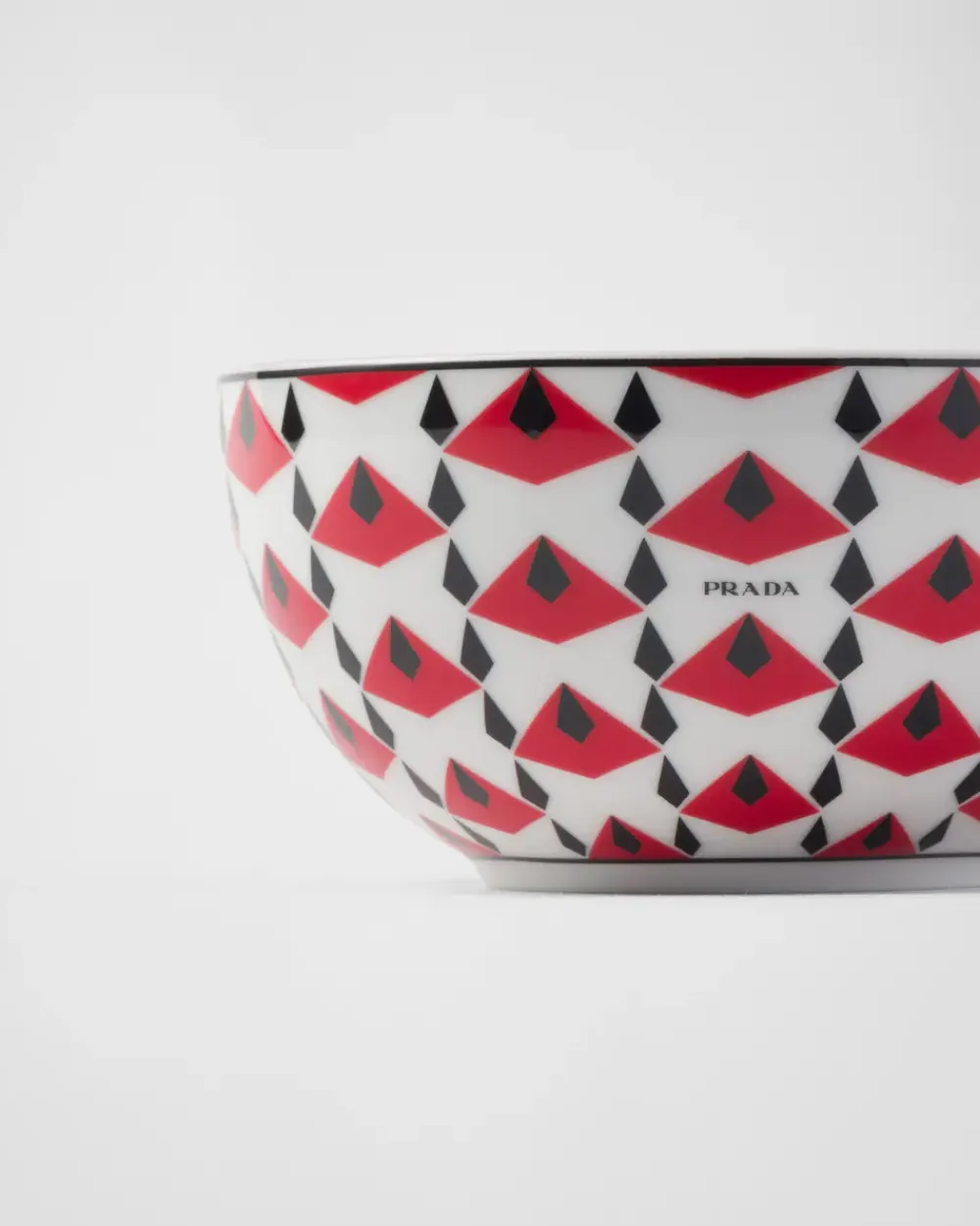 Prada PLATOS Y BOLES^Set De Dos Cuencos De Arroz O Cereales De Porcelana - Vienna Red