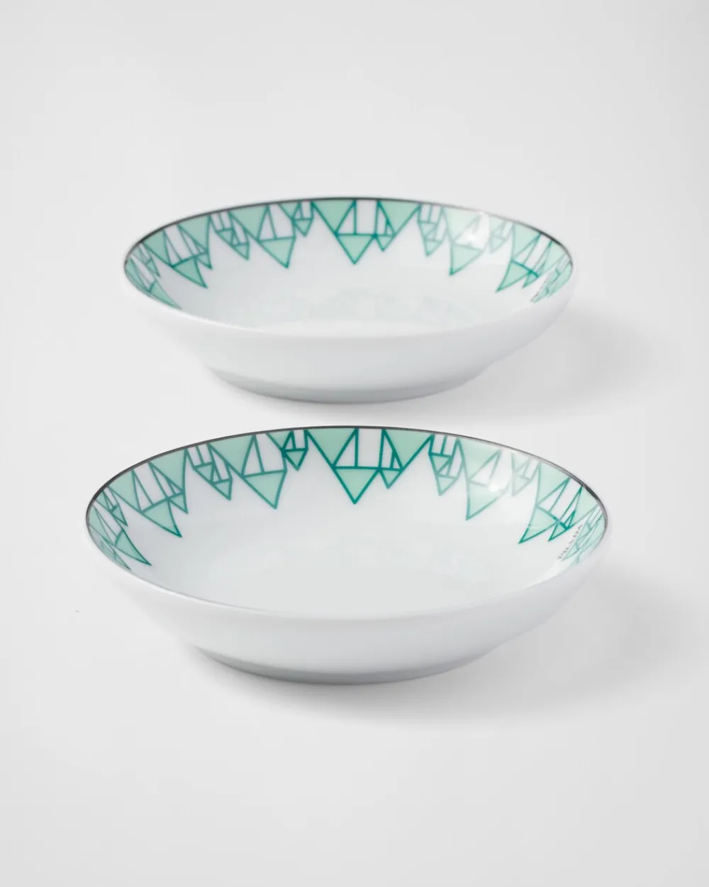 Prada PLATOS Y BOLES^Set De Dos Cuencos De Salsa De Porcelana - Vienna Green