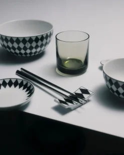 Prada PLATOS Y BOLES^Set De Dos Cuencos De Sopa De Porcelana - Checkerboard