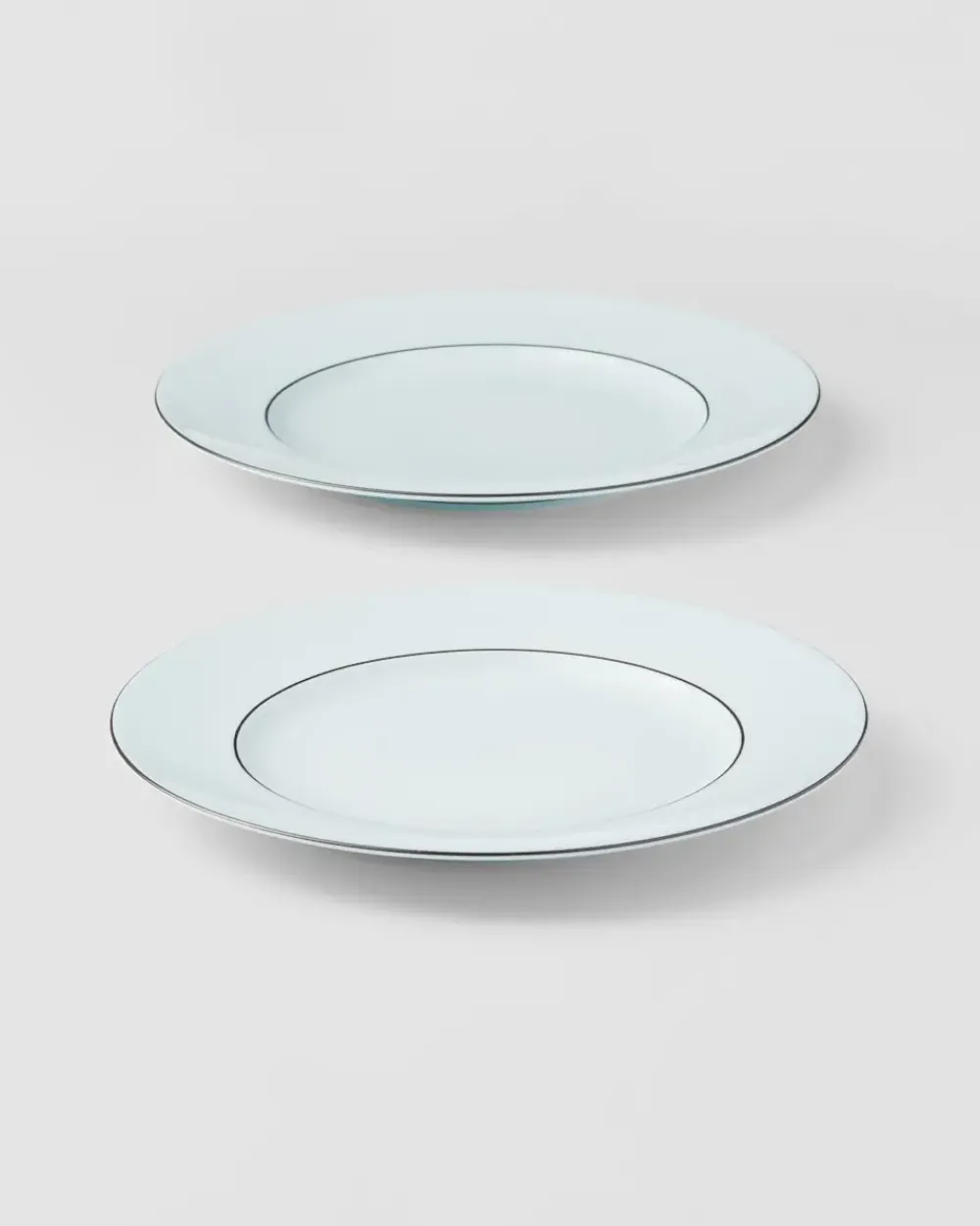 Prada PLATOS Y BOLES^Set De Dos Platos De Postre De Porcelana - Celadon