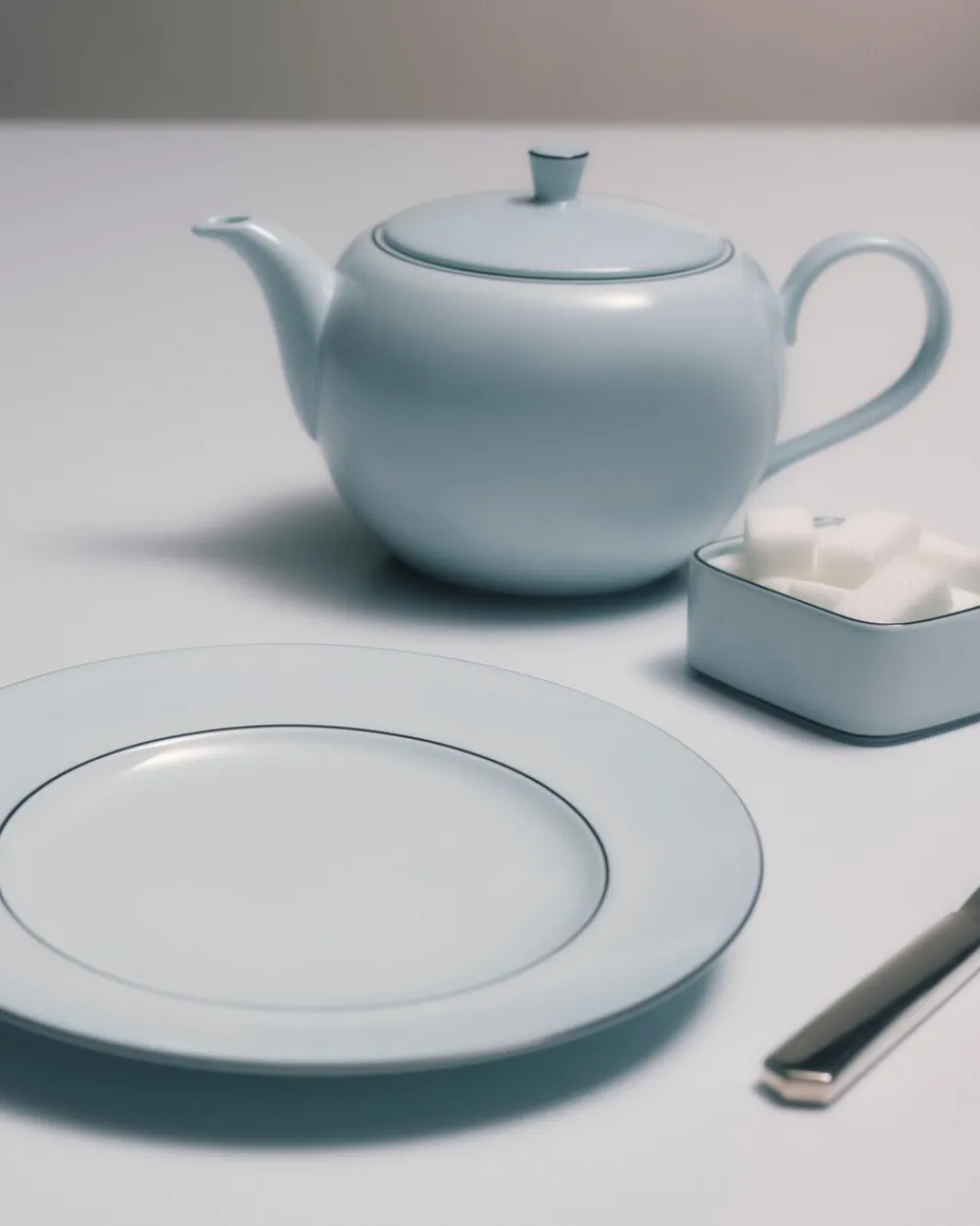Prada PLATOS Y BOLES^Set De Dos Platos De Postre De Porcelana - Celadon