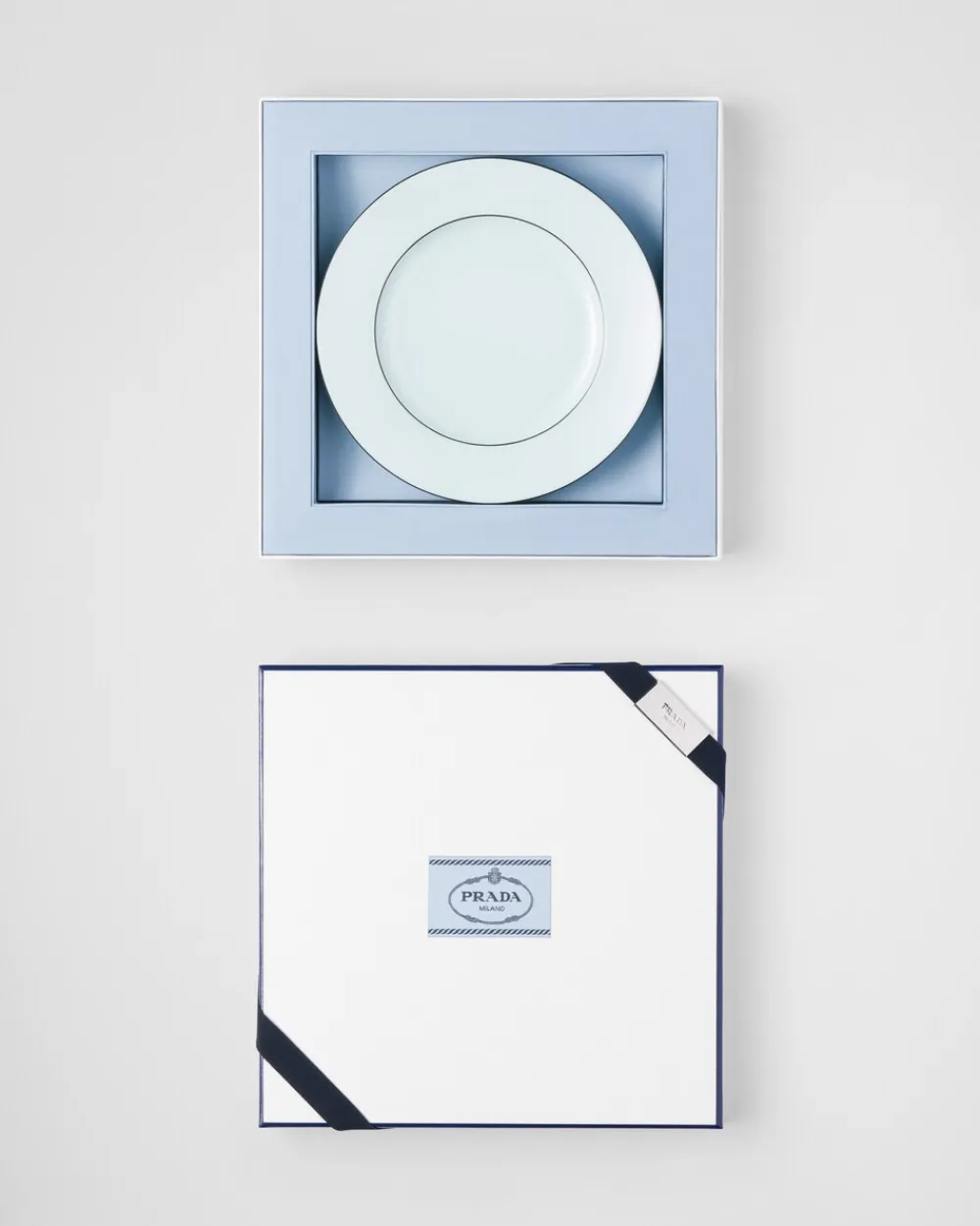 Prada PLATOS Y BOLES^Set De Dos Platos De Postre De Porcelana - Celadon