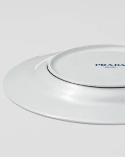 Prada PLATOS Y BOLES^Set De Dos Platos De Postre De Porcelana - Vienna Green
