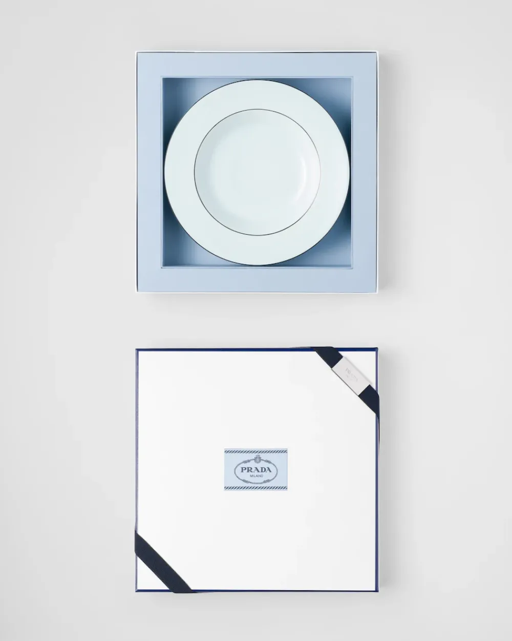 Prada PLATOS Y BOLES^Set De Dos Platos Hondos De Porcelana - Celadon