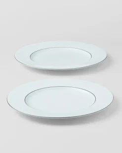 Prada PLATOS Y BOLES^Set De Dos Platos Llanos De Porcelana - Celadon
