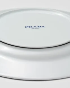 Prada PLATOS Y BOLES^Set De Dos Platos Llanos De Porcelana - Vienna Green