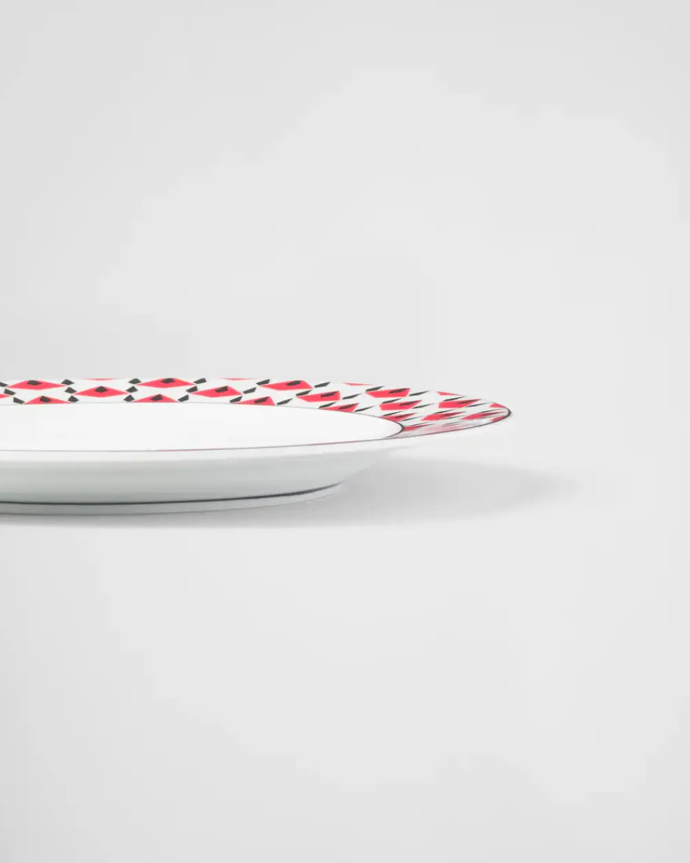 Prada PLATOS Y BOLES^Set De Dos Platos Llanos De Porcelana - Vienna Red